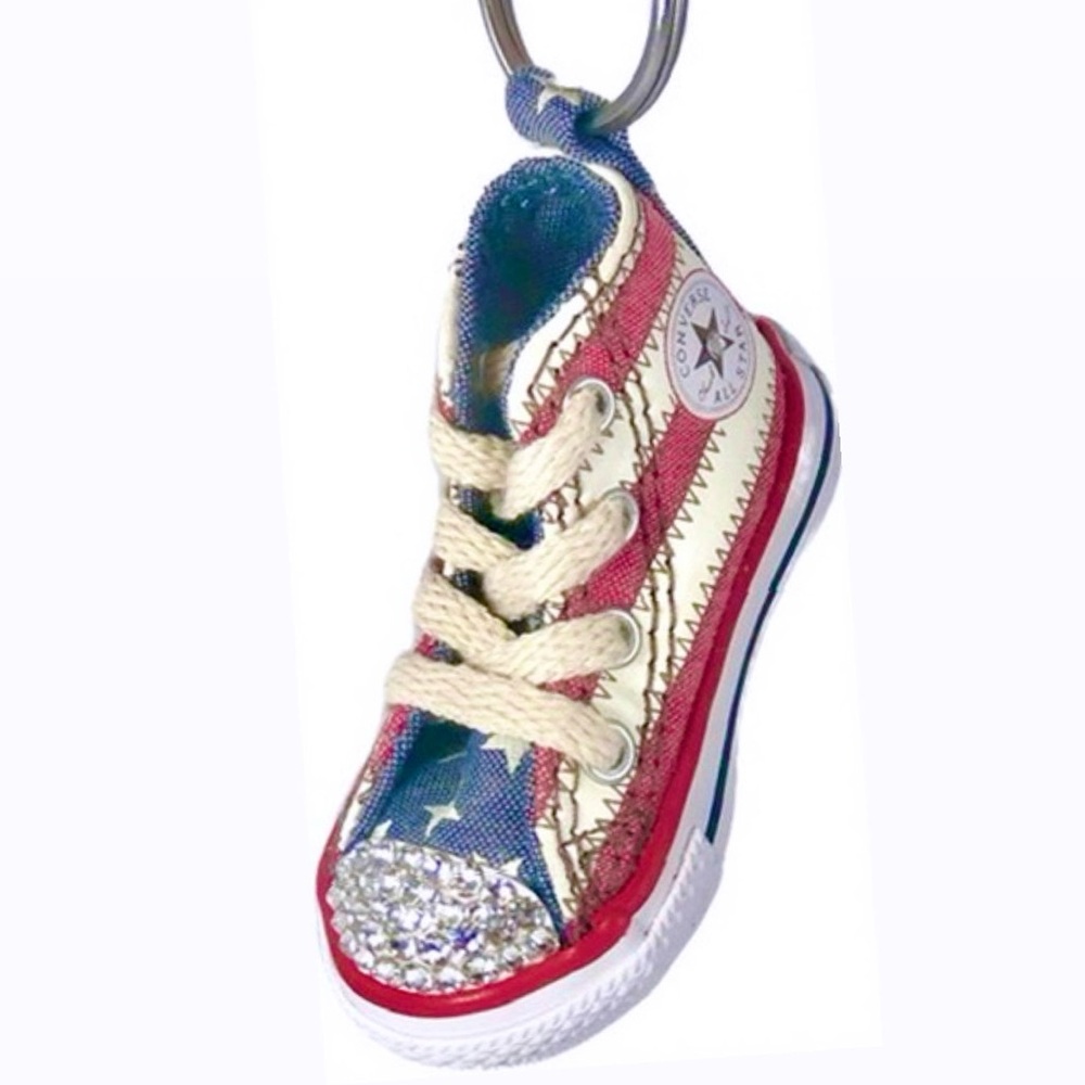 Bling USA Converse Keychain Charm